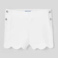 Girl cotton piqué shorts