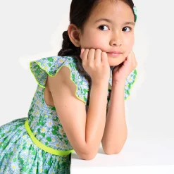 Girl dress in Liberty fabric