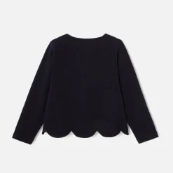 Girl fleece cardigan