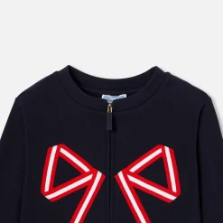 Girl fleece cardigan