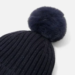 Girl hat with Lurex details