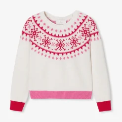 Girl jacquard sweater