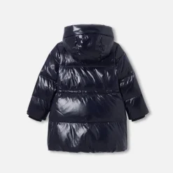 Girl long padded jacket