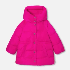 Girl mid-length padded jacket