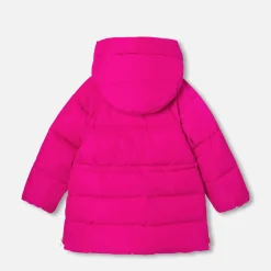Girl mid-length padded jacket