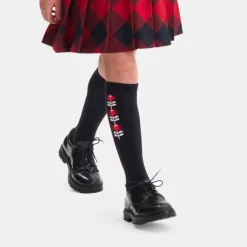 Girl pair of high socks