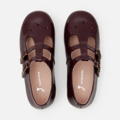 Girl patent leather t-bar shoes