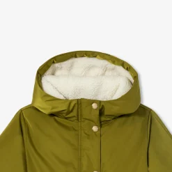 Girl sherpa-lined parka
