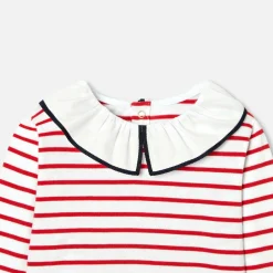 Girl striped T-shirt