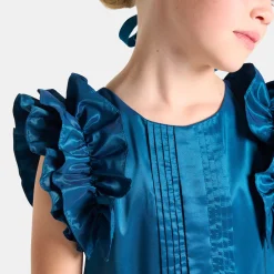 Girl taffeta dress
