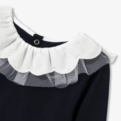 Girl T-shirt with a collar