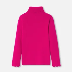 Girl turtleneck sweater