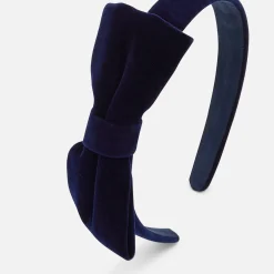 Girl velvet bow headband