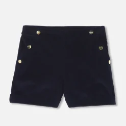 Girl velvet shorts