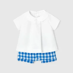 My First Jacadi gingham set