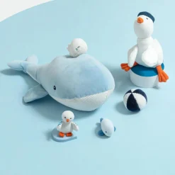 Whale activity plush toy